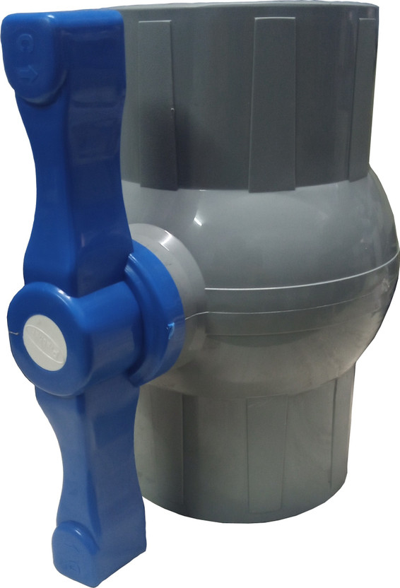 Shriumiya Heavy PVC Ball Valve For Agriculture and Industrial Purpose (2.1/2", Plain) Ball Valves