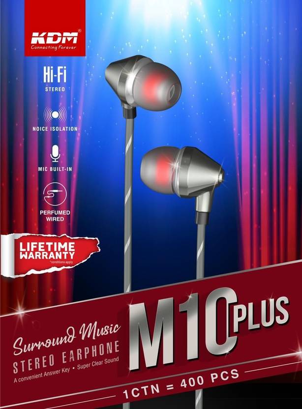 sneh enterprises KDM M10 Plus Surround Music Stereo Earphone Wired