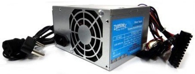 ZEBRONICS ZEB 450 450 Watts Computer PSU with 2 SATA Cables(Silver)
