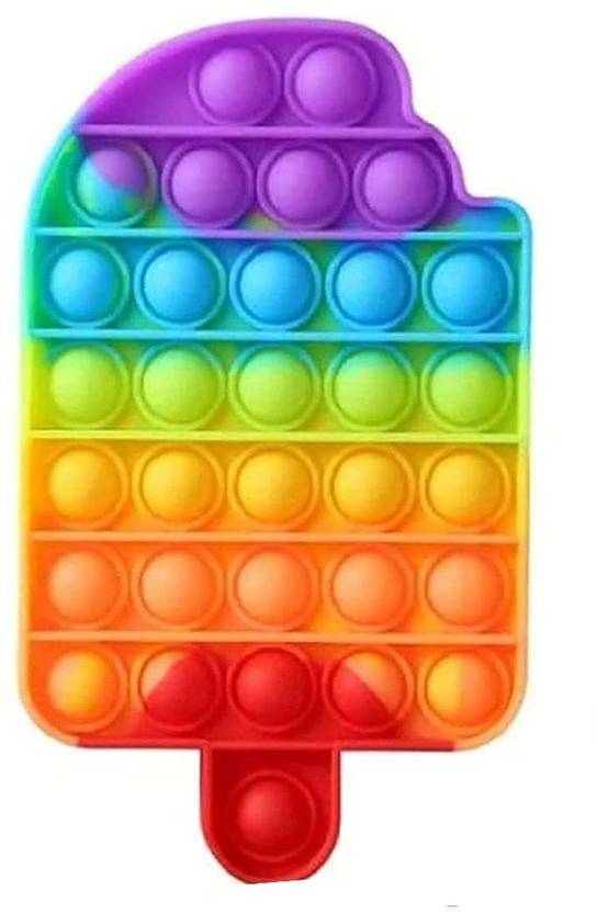 Fullkart Popit Game for KidsToddlers Mini PopitPopit Game Rainbow