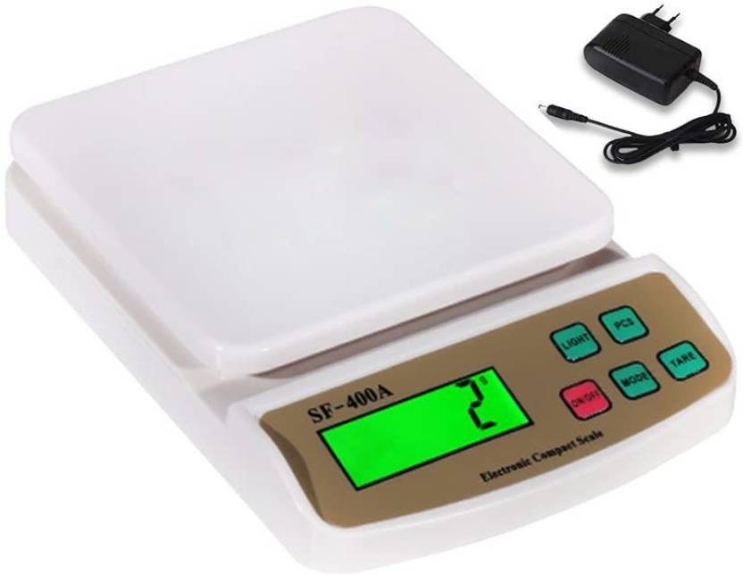 INDICUL Electronic Digital 1Gram10 Kg Weight Scale LCD Kitchen Weight Scale Machine Measure for