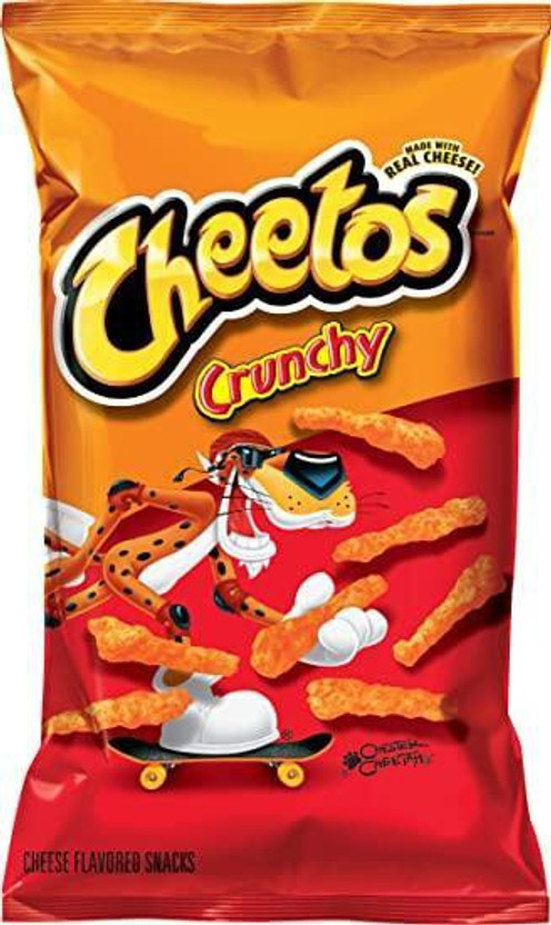 Cheetos CRUNCHY CHEESE FLAVORED SNACKS IMPORTED ( USA ) 226.6 gms Puffcorn(226.6 g)