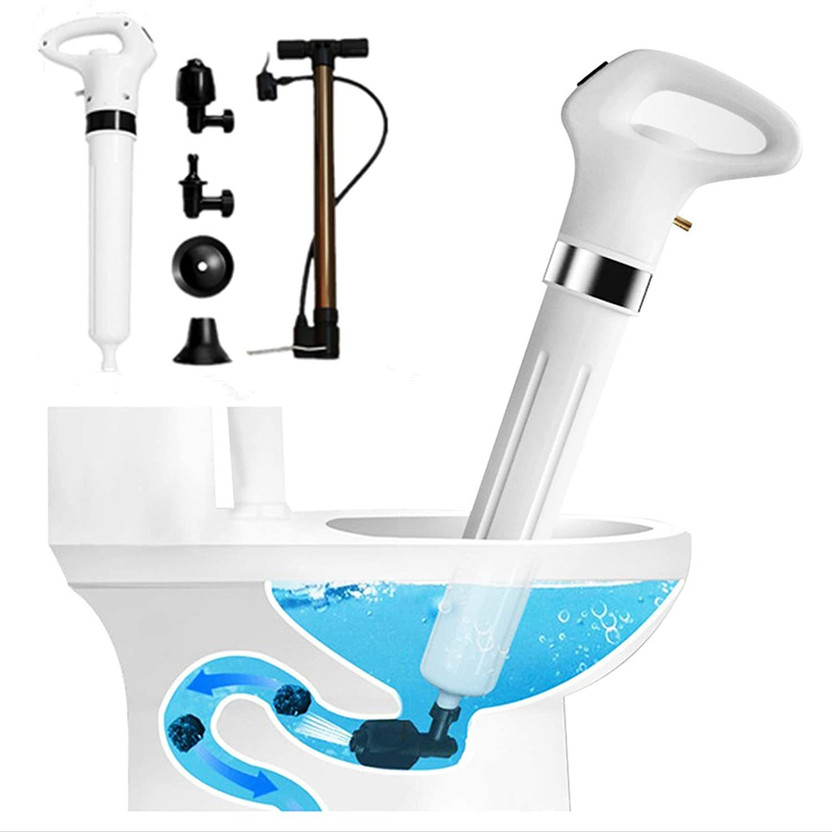 JENY Toilet Plunger Dredge Clog Remover Pump for Bathroom Shower Sink Bathtub Clogged Multi-purpose Plunger
