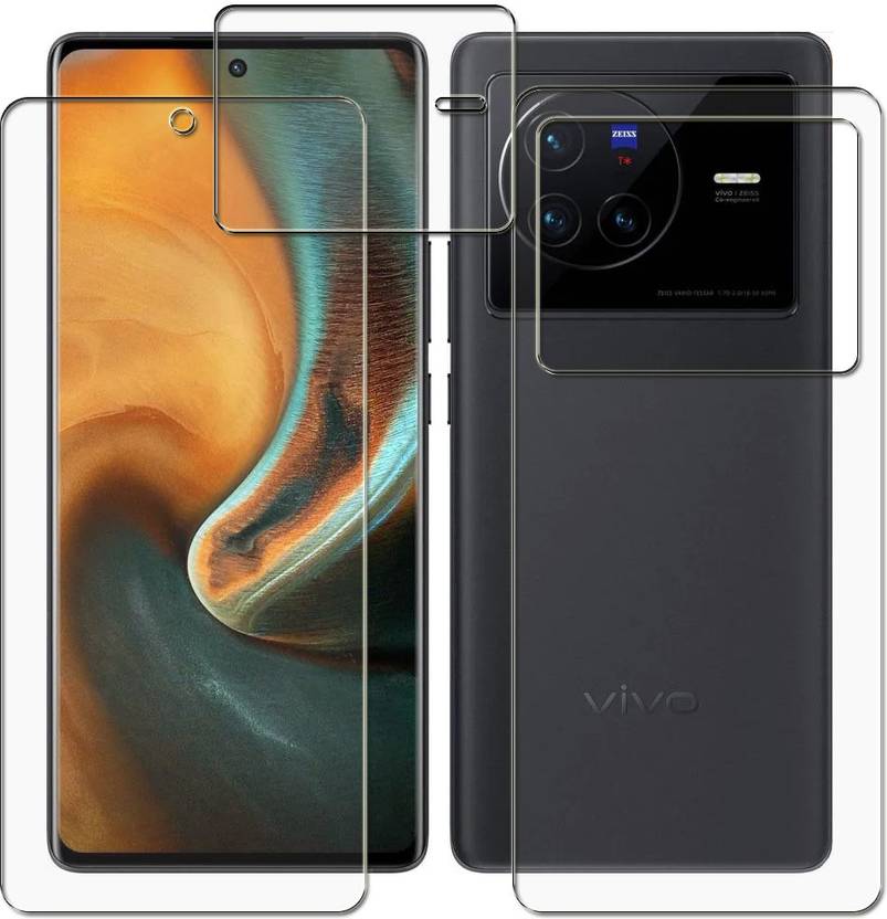 tombik Front and Back Screen Guard for Q34Vivo X80 5GFB+LENS tombik