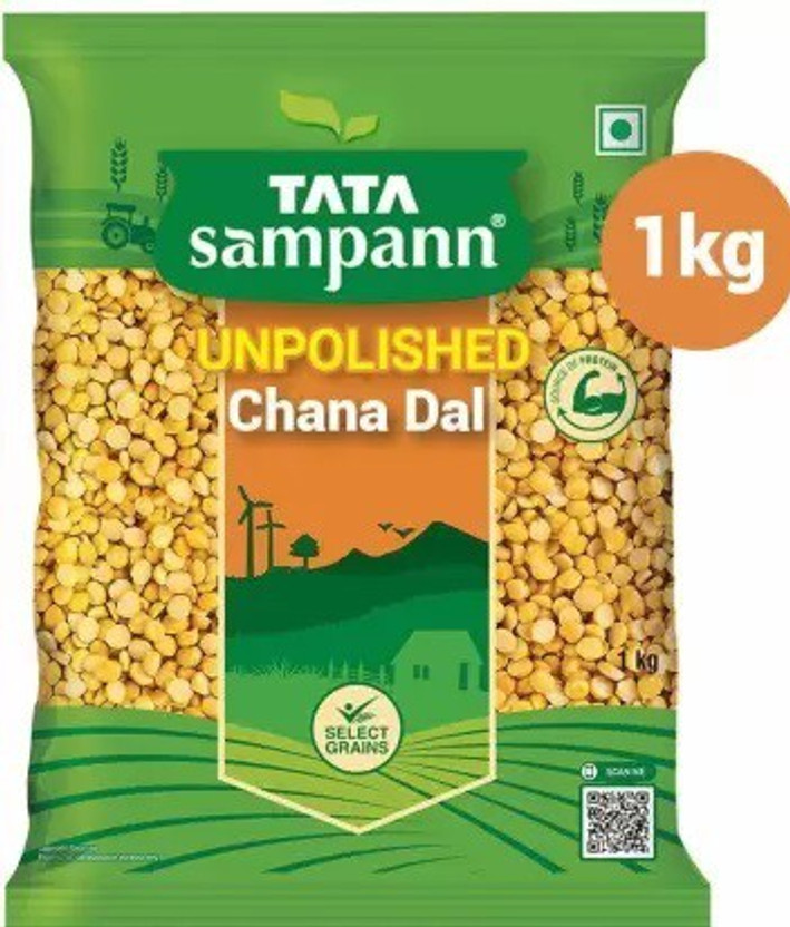Tata Tata Unpolished Chana Dal (Split)(1 kg) - Flipkart Deal