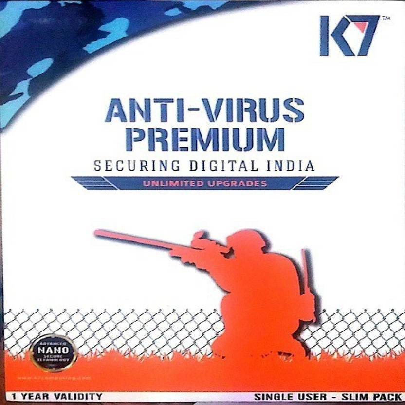 K7 Anti-virus 7.0 User 1 Year(Voucher)