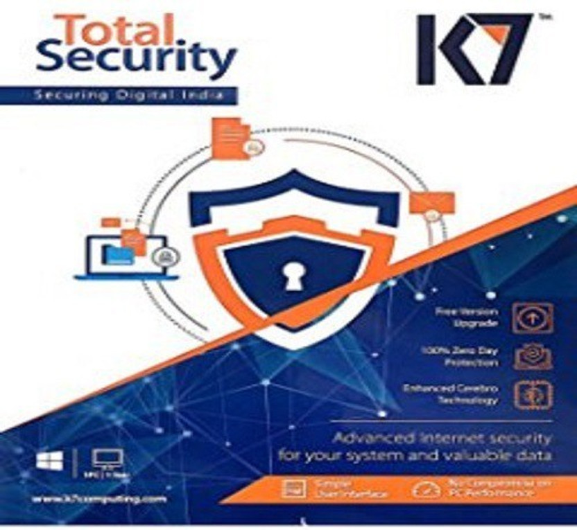 K7 Total Security 8.0 User 1 Year(CD/DVD)