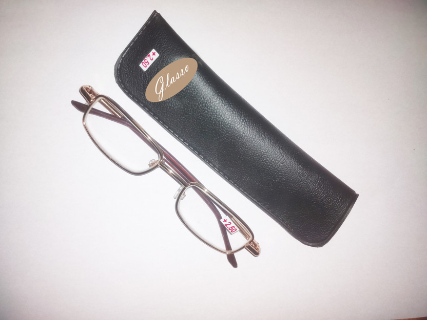 Glasso Full Rim (+2.50) Rectangle Reading Glasses(145 mm)