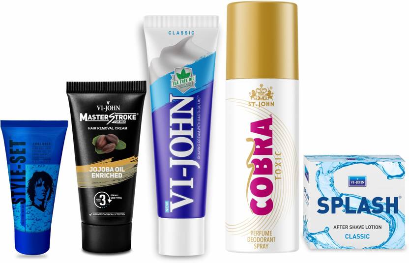 VIJOHN Shaving Cream, Master Stroke Hair Removal, After shave Lotion