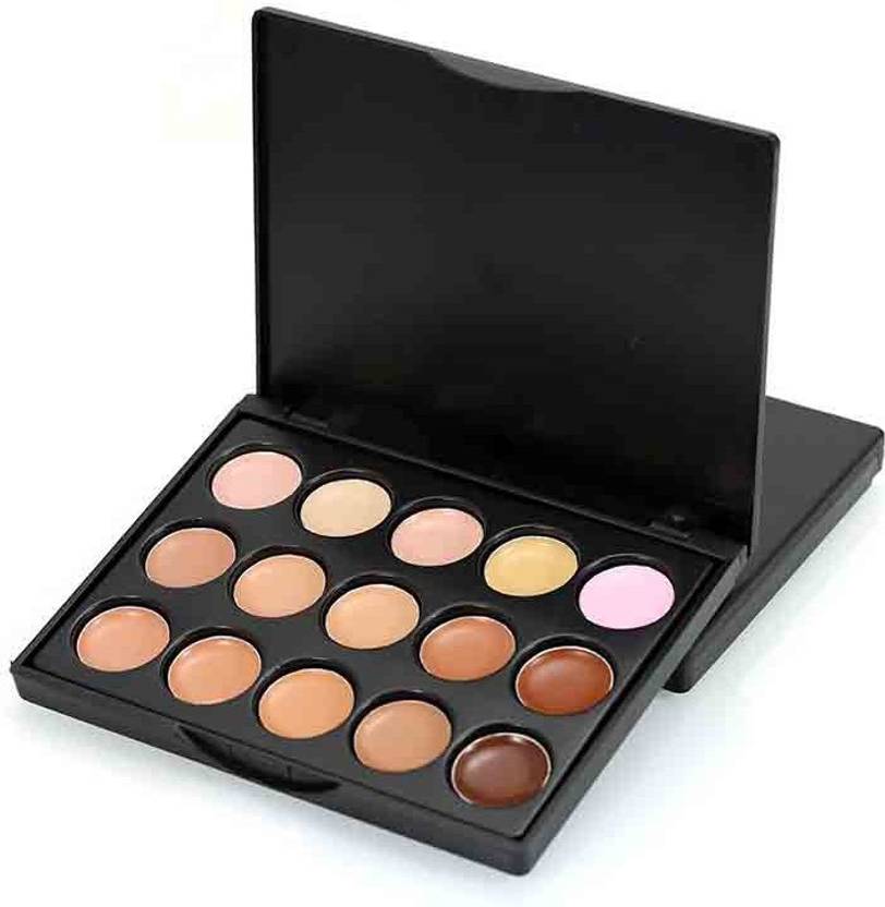 tanvi27 15 multi Color smooth Creamy Concealer Palette Concealer