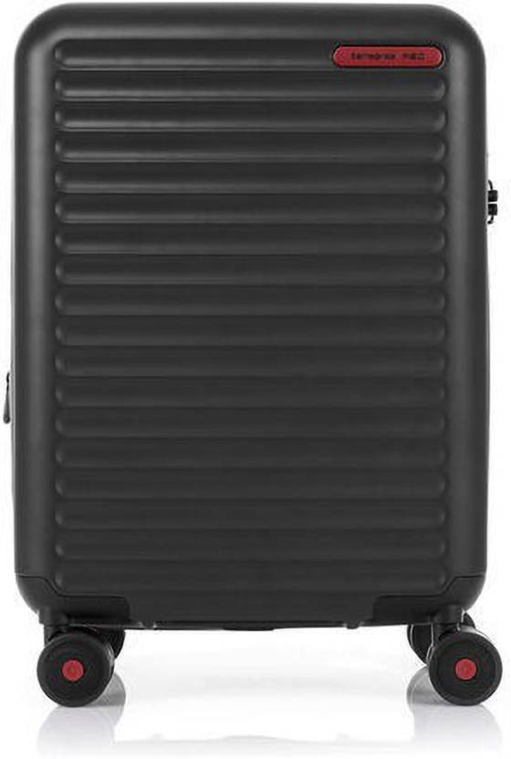 SAMSONITE TOIISC Polycarbonate 55 cms Hardsided Luggage (SAM TOIISC SP55/20 INK BLK) Cabin Suitcase - 21 inch Black - Price in India | Flipkart.com