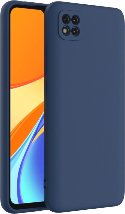 KartV Back Cover for Poco C3(Blue, Camera Bump Protector, Pack of: 1)