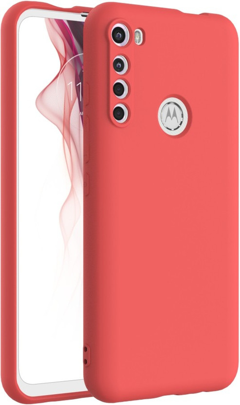 KartV Back Cover for Motorola One Fusion Plus(Red, Camera Bump Protector, Pack of: 1)