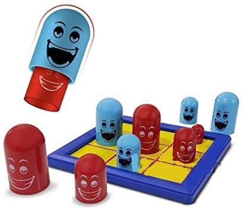 luzzo New TIC TAC Stack Board Game for Kids TicTacToe with Tripple