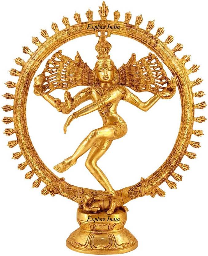 Explore india Brass Natraj Tandava Posture Idol Dance Statue Showpiece