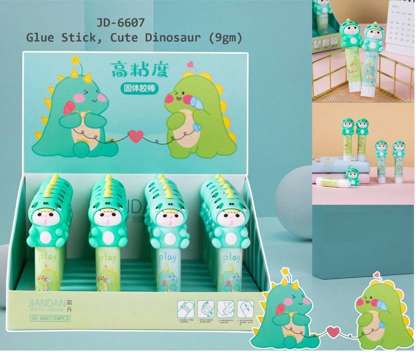b.h.fashion cute dinosaur glue stick glue stick