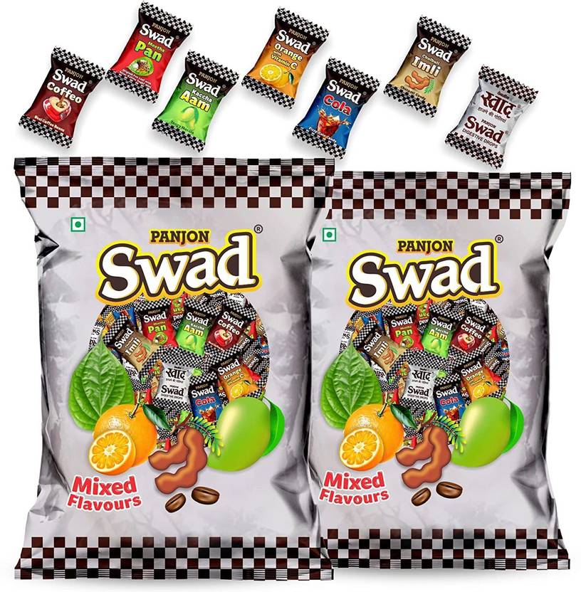 SWAD Mixed Kaccha Aam & Lemon Toffee Packet 200 Candy Kaccha Aam, Lemon
