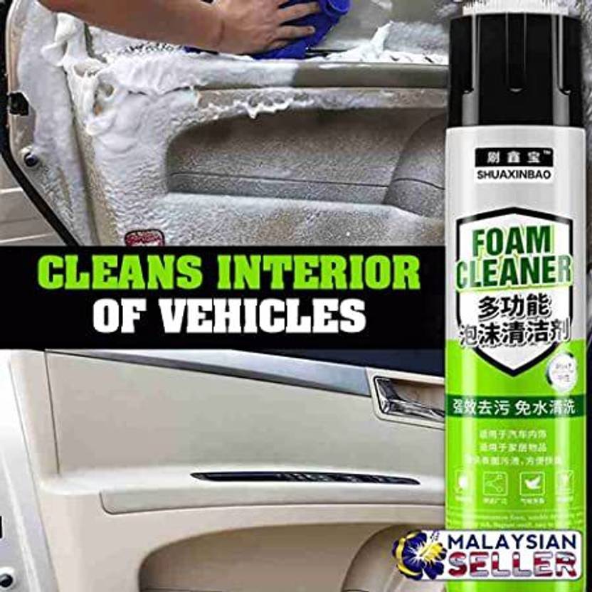 JENISH FASHION Foaming Car Interior Cleaner Multipurpose Foam Cleaner