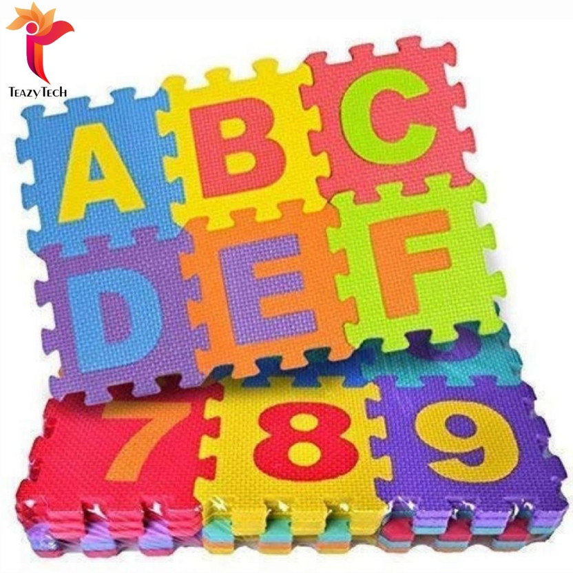 TeazyTech Multicolor Soft ABCD for Children to play, learn & engage in activities(Multicolor)