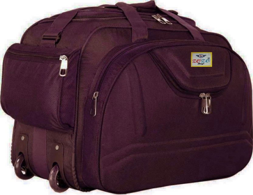 ZOZO (Expandable) waterproof lightweight 40 liters travel duffel bags with two wheels Duffel With Wheels (Strolley)