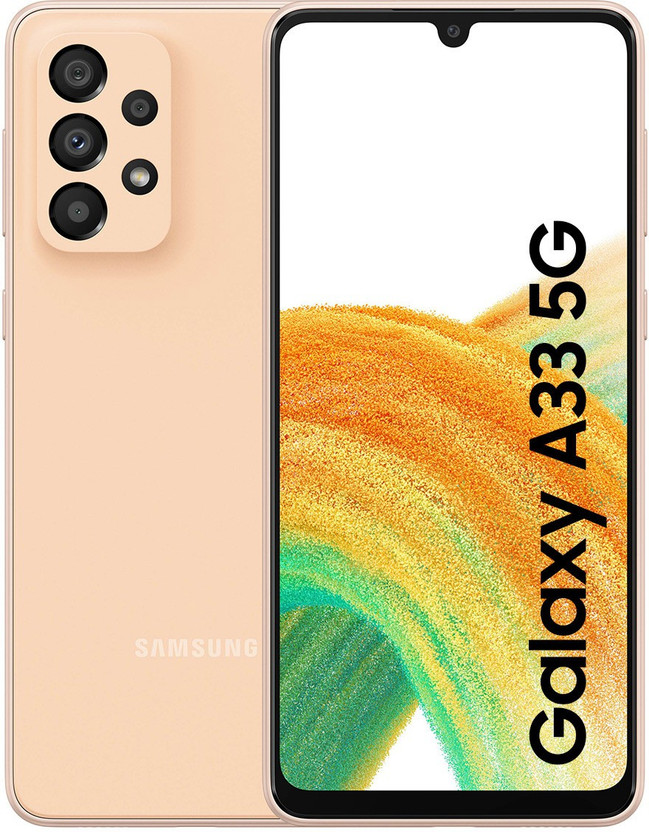 Samsung Galaxy A33 (Awesome Peach, 128 GB)(6 GB RAM)
