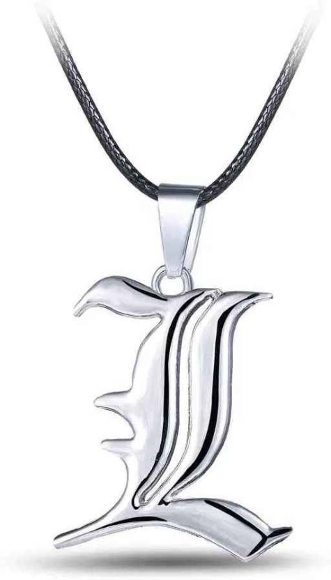 RVM Jewels Death Note Anime Yagami Single L Pendant Necklace Cosplay  Fashion Jewellery Alloy Price in India - Buy RVM Jewels Death Note Anime  Yagami Single L Pendant Necklace Cosplay Fashion Jewellery