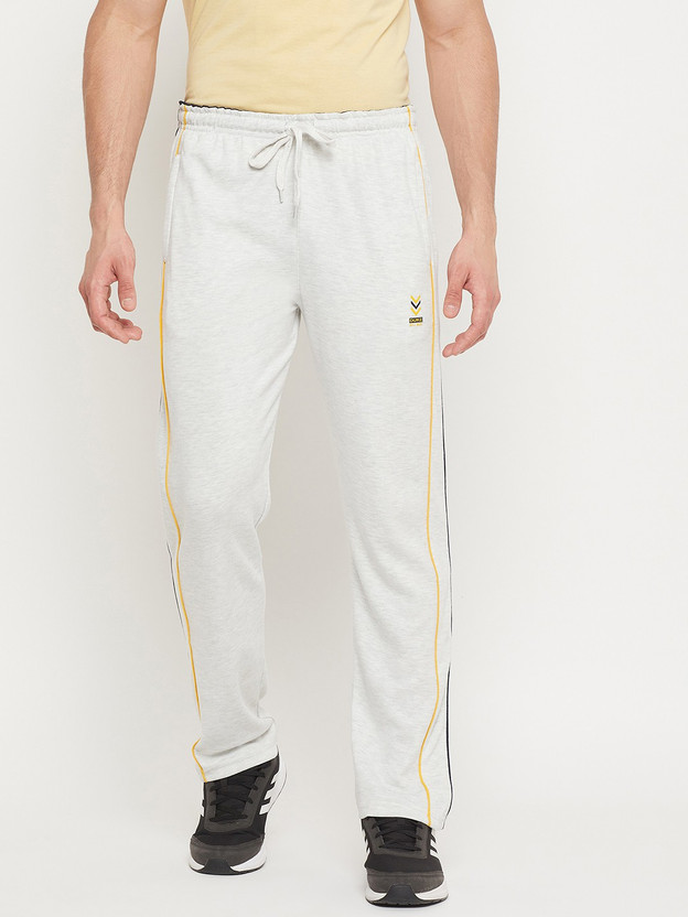 DUKE Solid Men White Track Pants - Buy 