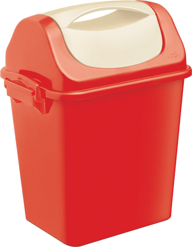 MILTON MILTON Magnum Swing Bucket 10 PP (Polypropylene) Dustbin(Red) - Flipkart Deal