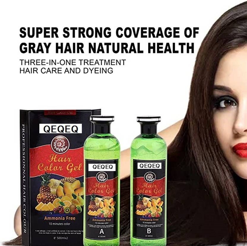 QEQEQ 2 PACK FRUIT VINEGAR HAIR GEL. , BLACK , BLACK , BLACK Price in