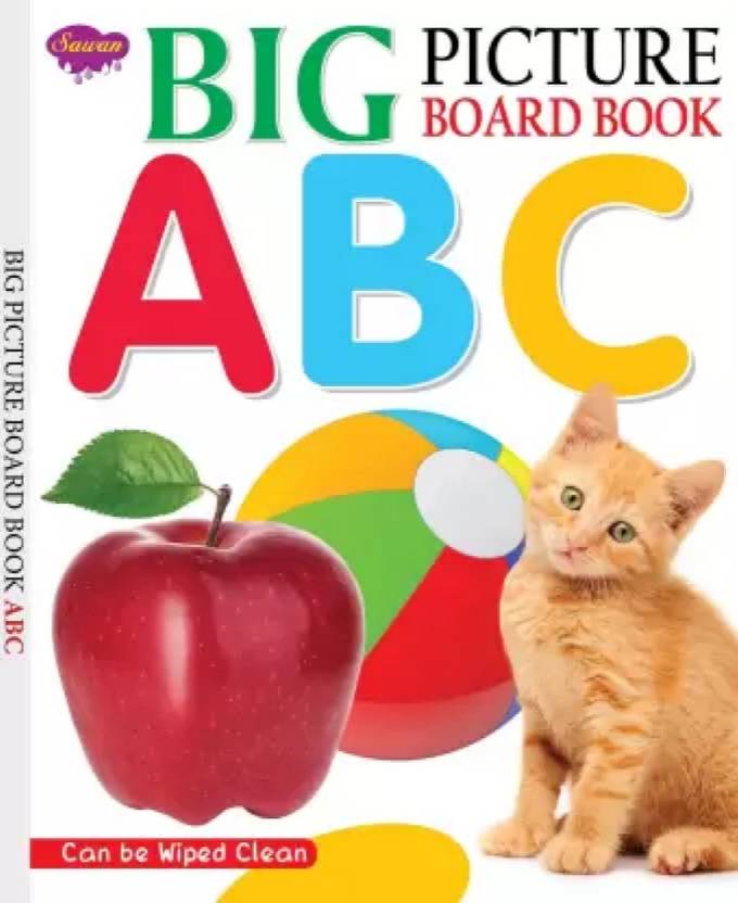 Print Mirchi Board Books For 3 Year Old My First Board Book Of ABC ...