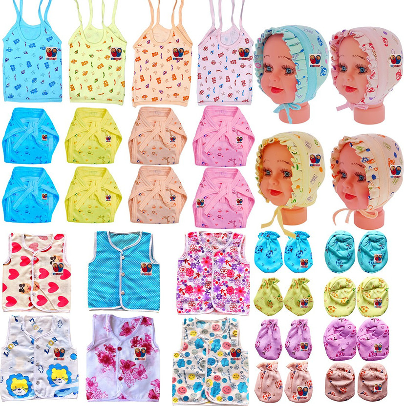 Bigbought Bigbought Baby Cloth Set Combo of 39 Items, 0 to 4 Months(Multicolor) - Flipkart Deal
