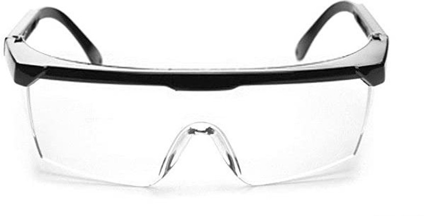 BUWCH PREMIUM (PACK OF 3) Eye safety goggles clear wrap around safety goggle for experiment research dust protection Blowtorch, Welding, Power Tool, Wood-working, Laboratory  Safety Goggle(Free-size)