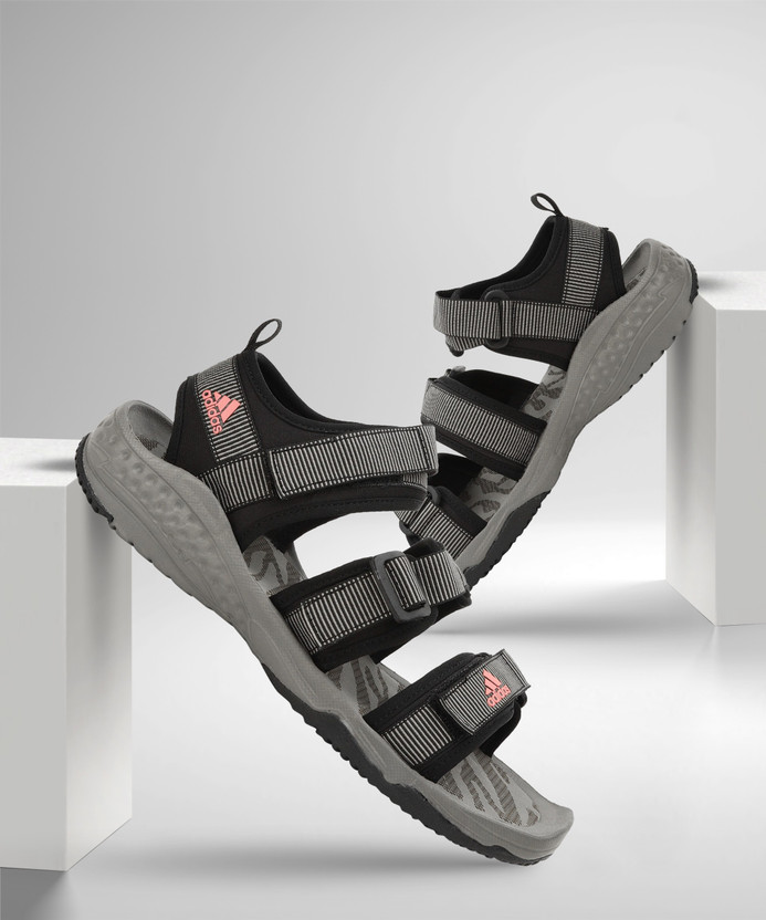 ADIDAS Men Black Sports Sandals - Buy 