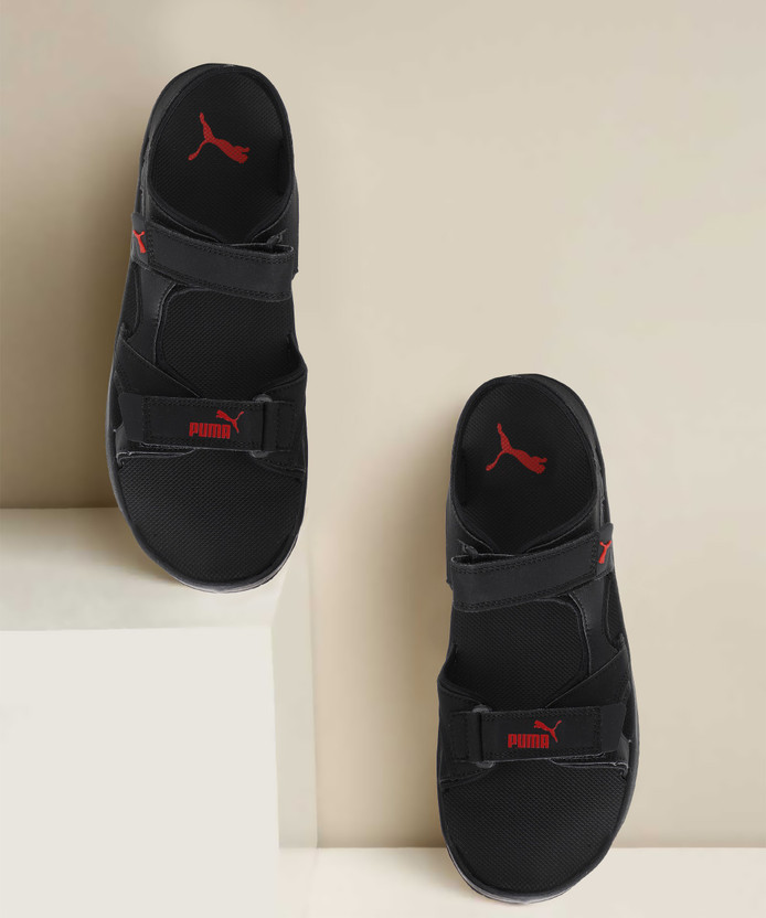PUMA Glen Men Black Sandals - Buy PUMA 