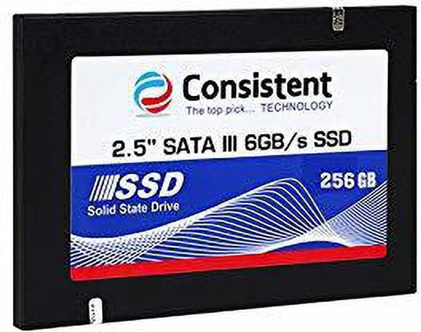 Consistent SSD 256 GB Laptop Black SATA III Internal Solid State Drive (SSD) (256 GB SSD FOR DESKTOP , LAPTOP ,)(Interface: SATA III, Form Factor: 2.5 Inch)