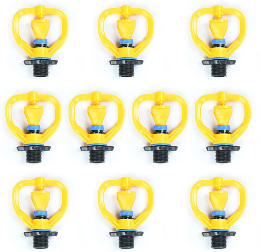 VAYAL IRRIGATIONS Butterfly Sprinkler/Sprayer 20 mm - Garden/Agriculture | 360 Deg | 15 Ft Radius 100 L Hose-end Sprayer(Pack of 10)