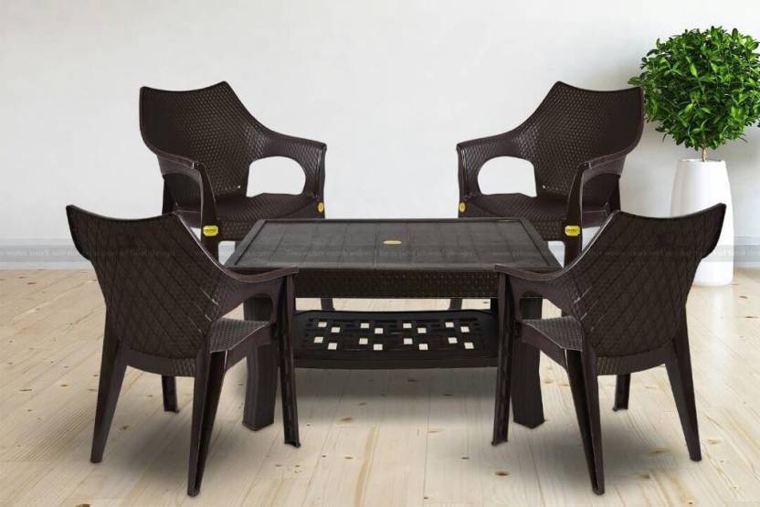 Anmol Maharaja table Chair set ( 4 chairs and 1 table ) (Heavy Duty ...