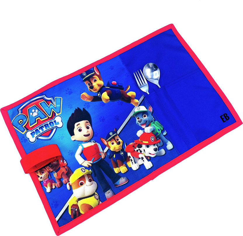 Echo Boomers Exclusive Blue Dog Printed Stain-Resistant Placemats Waterproof Tablemats(Blue)