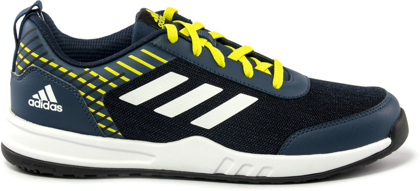 Adidas boys lace running shoes clearance