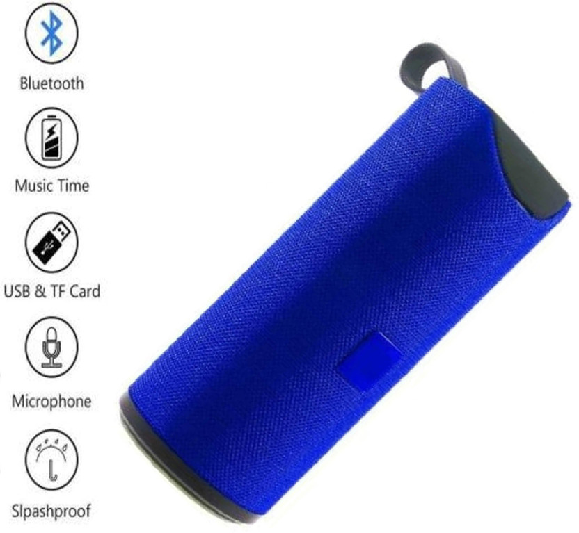 DHAN GRD TG-113 Bluetooth Speaker Blue 10 W Bluetooth Speaker(Blue, Stereo Channel)