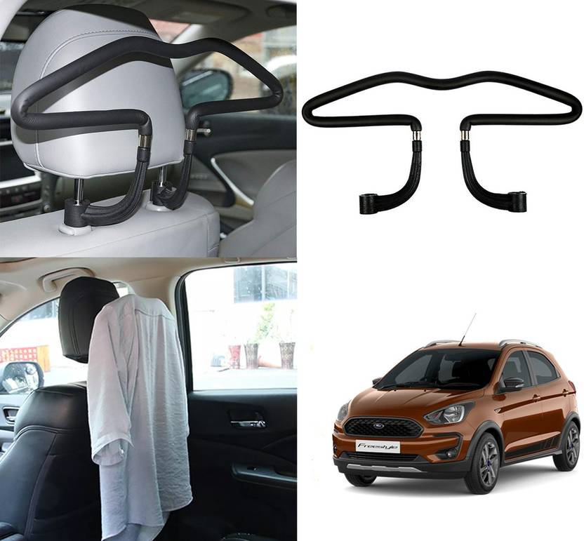 Oshotto Stainless Steel Car Coat Hanger For Ford Freestyle Black Car