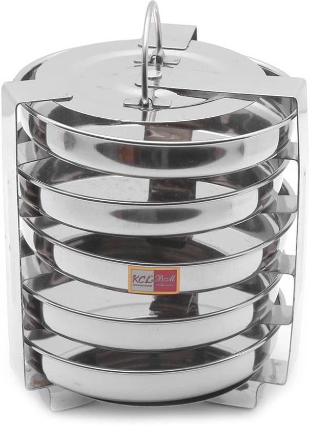 KCL Stainless steel Dhokla/Thatte/Plate Idli Maker 5Plates Standard