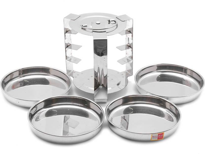 KCL KCL stainless steel Dhokla/Thatte/Plate Idli Stand 4Plates