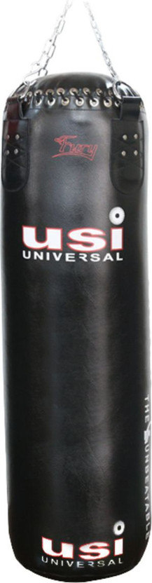 usi Punching Bag , Punching Bag Filled , 90cm Fury PU Boxing Bag With Chain Hanging Bag(HEAVY, 90)