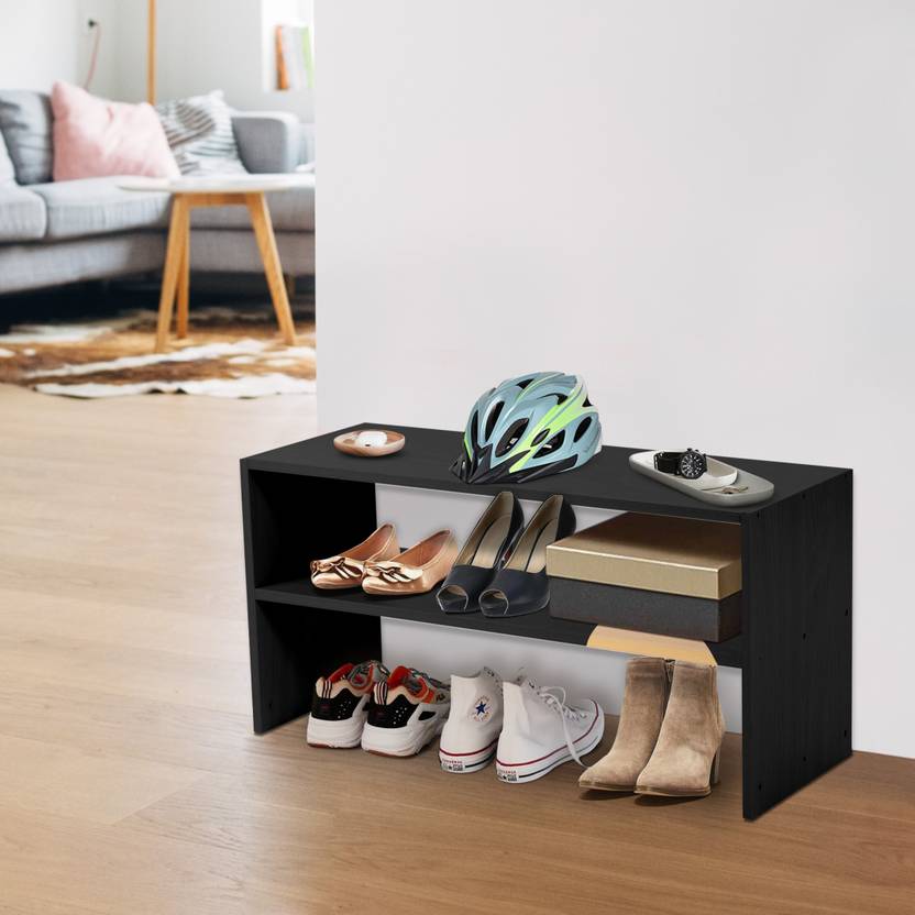 Flipkart Perfect Homes Studio Engineered Wood Shoe Rack Price in India