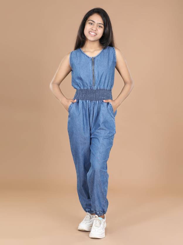 nieuwigheid voor de hand liggend Dollar STYLESTONE Solid Girls Jumpsuit - Buy STYLESTONE Solid Girls Jumpsuit Online  at Best Prices in India | Flipkart.com
