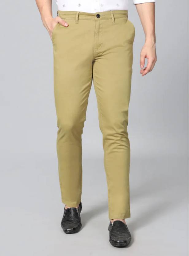 club chino Tapered Men Khaki Trousers - Buy club chino Tapered Men Khaki  Trousers Online at Best Prices in India 