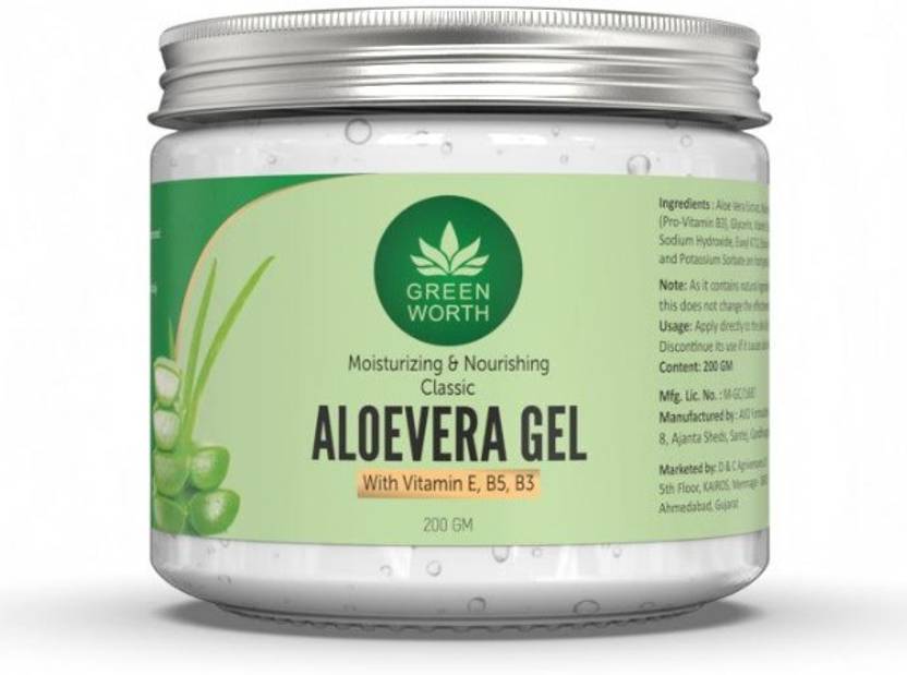 Greenworth Pure Aloe Vera Gel Price in India, Buy Greenworth Pure