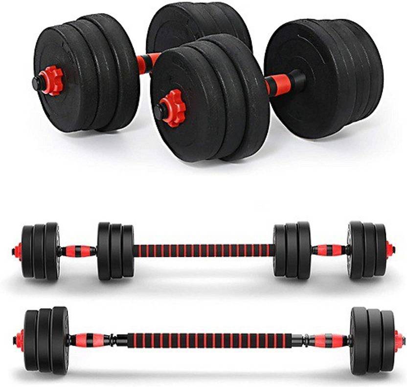 AMAN FIT Convertible Dumbbells Kit 20 Kg For Home Gym Adjustable