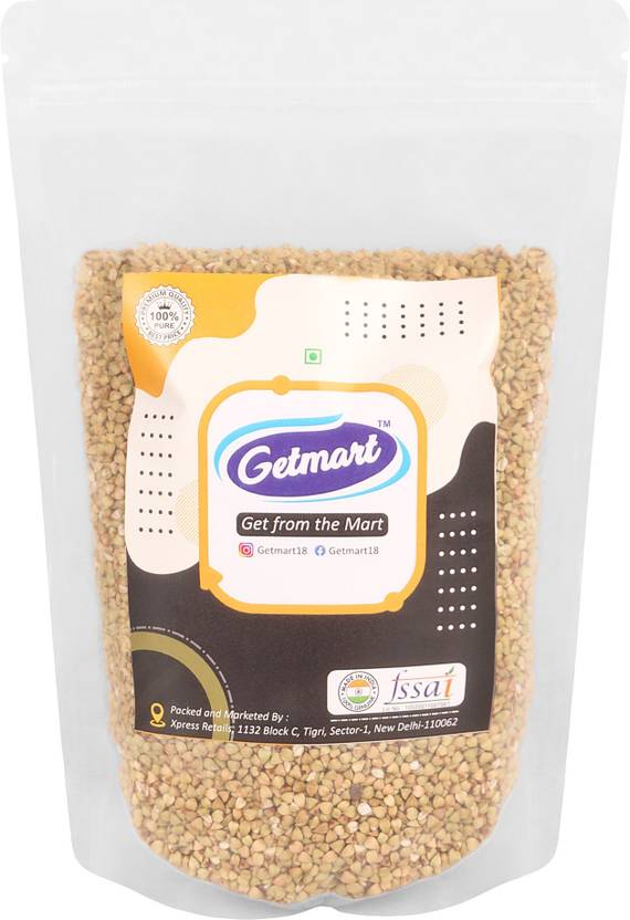 Getmart Hulled Raw Buckwheat Groats, Kuttu ki Giri, 1 kg, 1 Pack